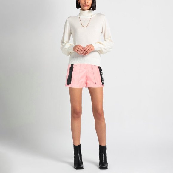 LOVE MOSCHINO Pink Shorts & Bermuda with logo and pockets - Picture 2 of 10